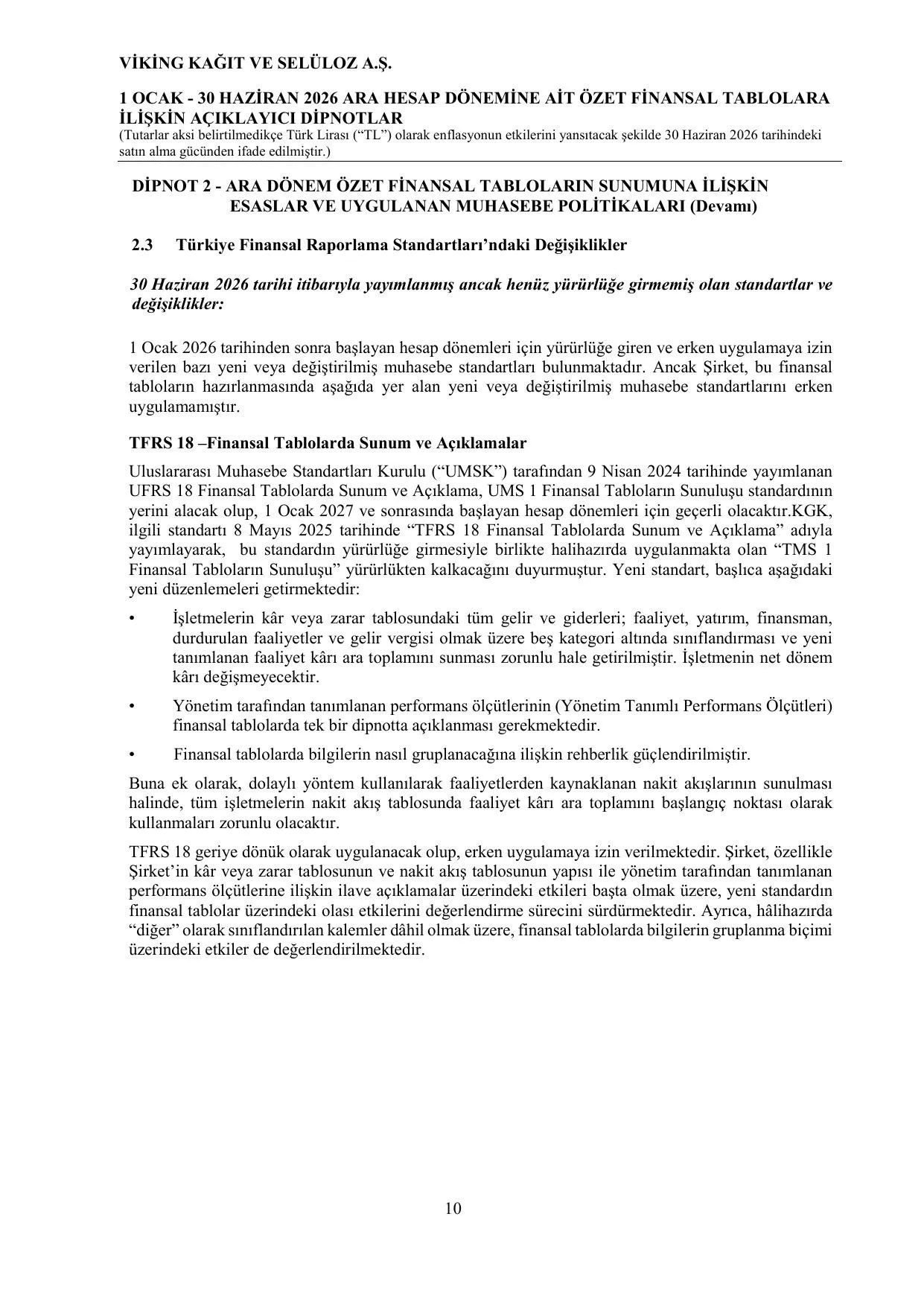 Viking Kağıt ve Selüloz A.Ş. - 30.06.2026 SPK Raporu final.pdf — sayfa 14