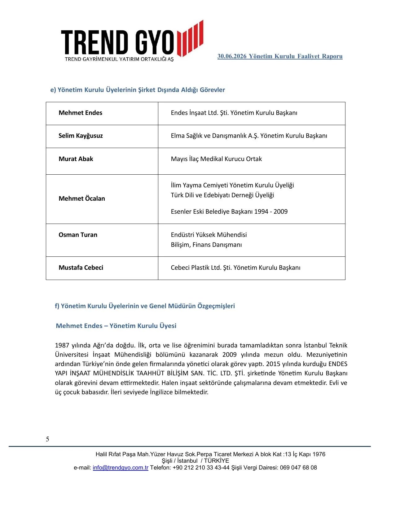30 HAZİRAN 2026 YÖNETİM KURULU FAALİYET RAPORU.pdf — sayfa 5