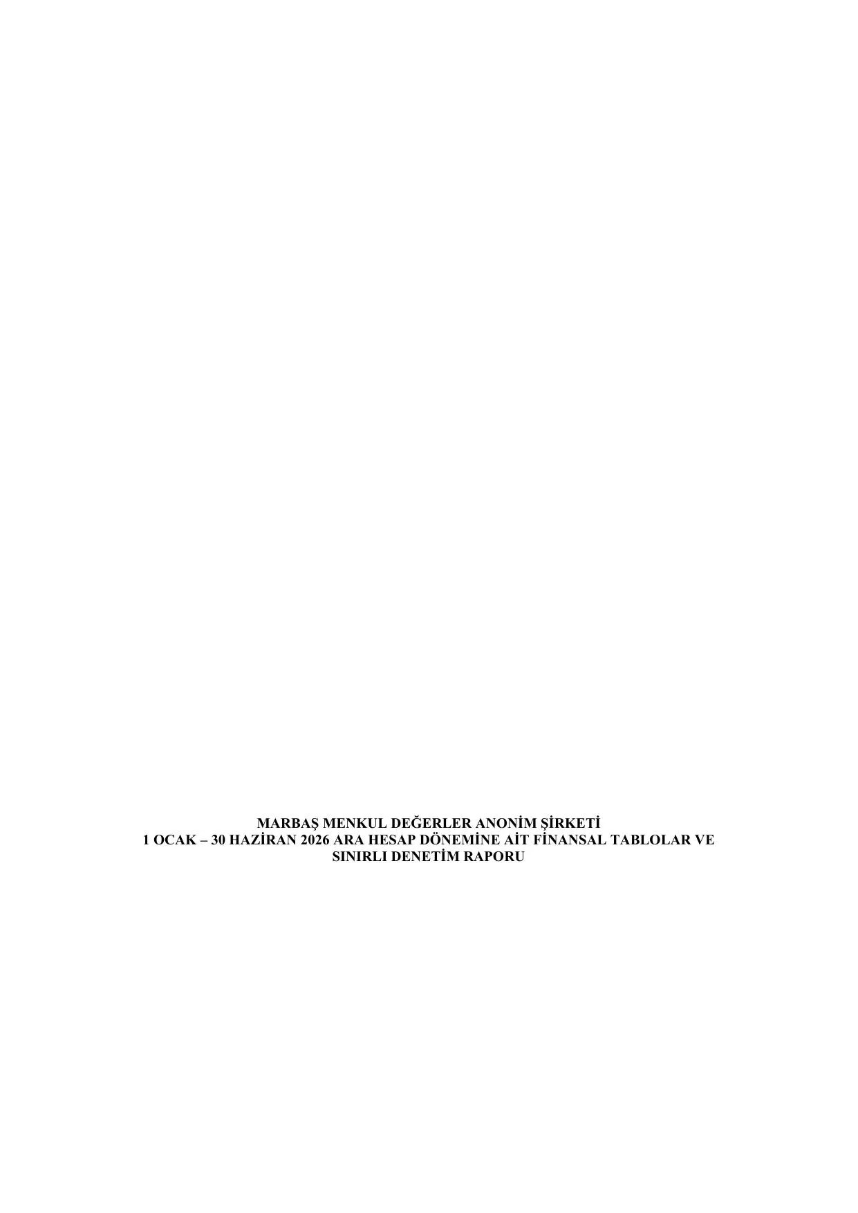 MARBAŞ MENKUL DEĞERLER A.Ş. 30.06.2026-BDR.pdf — sayfa 1