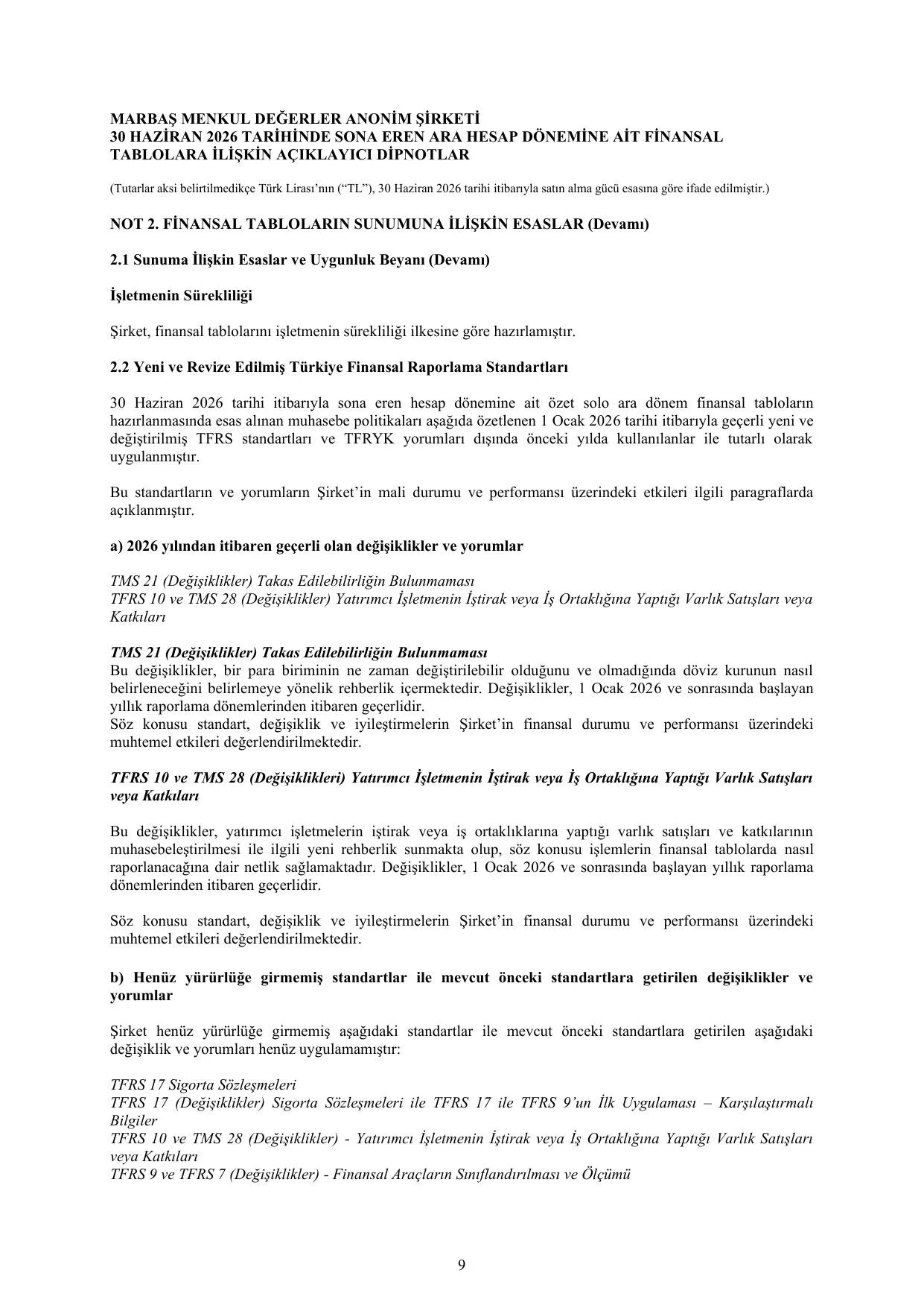 MARBAŞ MENKUL DEĞERLER A.Ş. 30.06.2026-BDR.pdf — sayfa 12