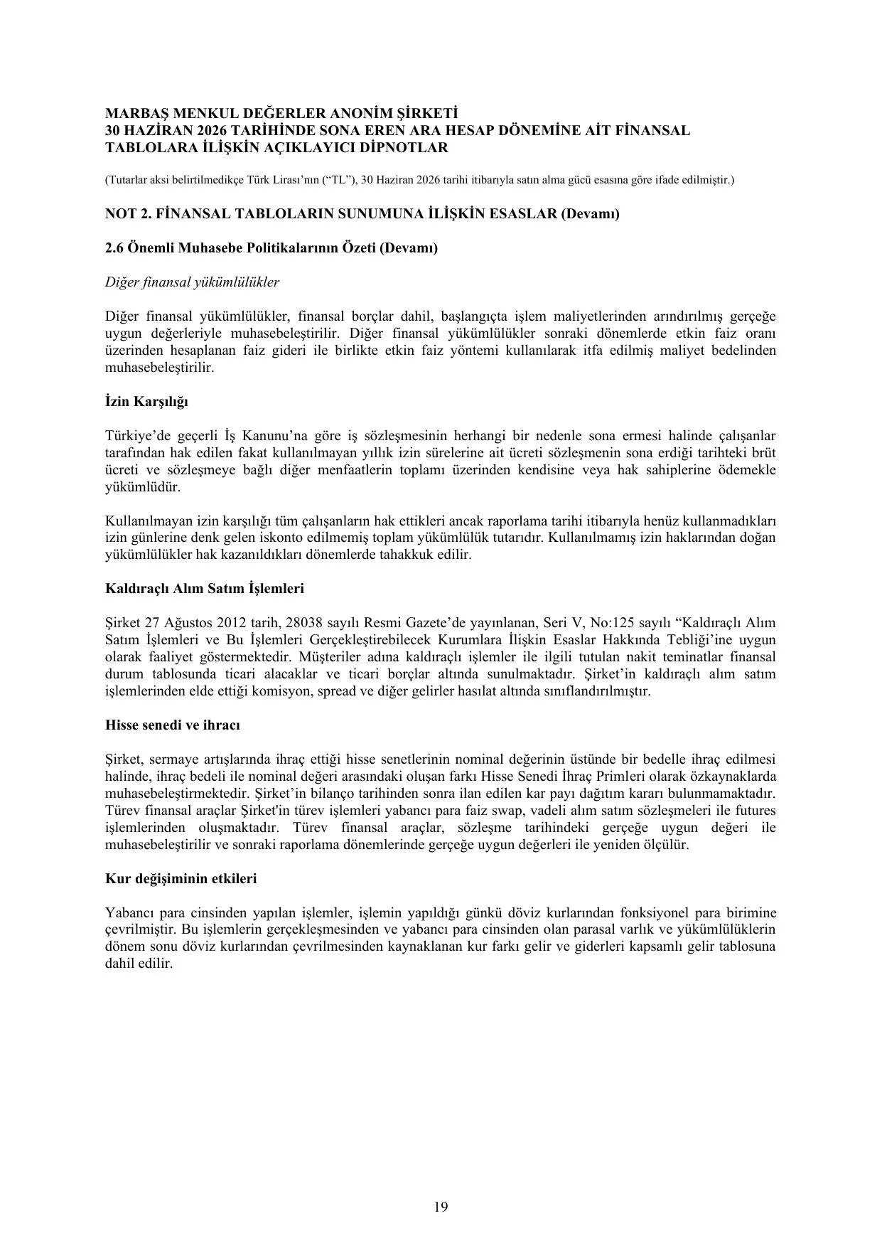 MARBAŞ MENKUL DEĞERLER A.Ş. 30.06.2026-BDR.pdf — sayfa 22