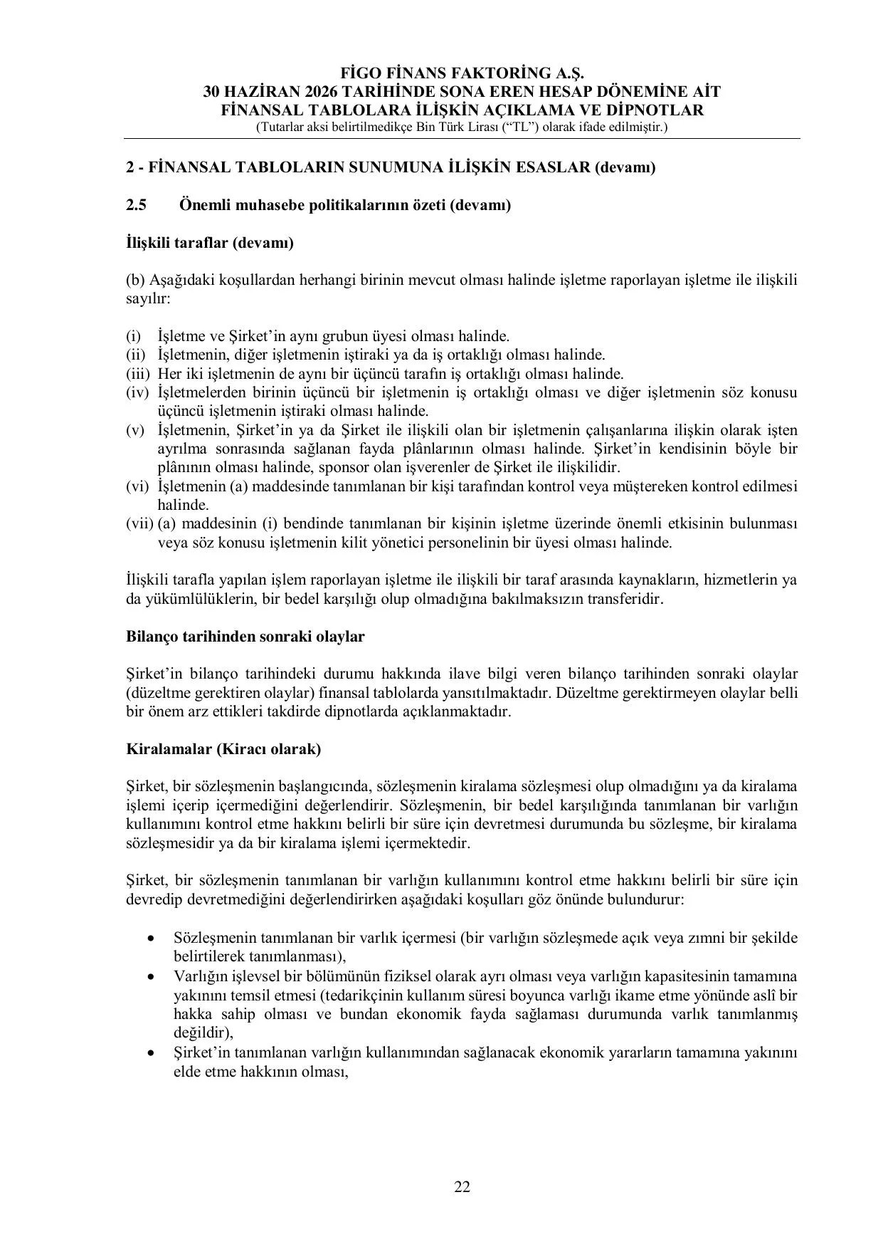 Figo Finans Faktoring_BDDK_30.06.2026.pdf — sayfa 26