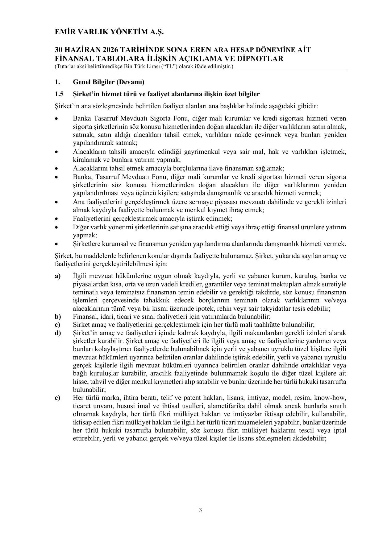 Emir Varlık Yönetim Finansal Tablolar.pdf — sayfa 8