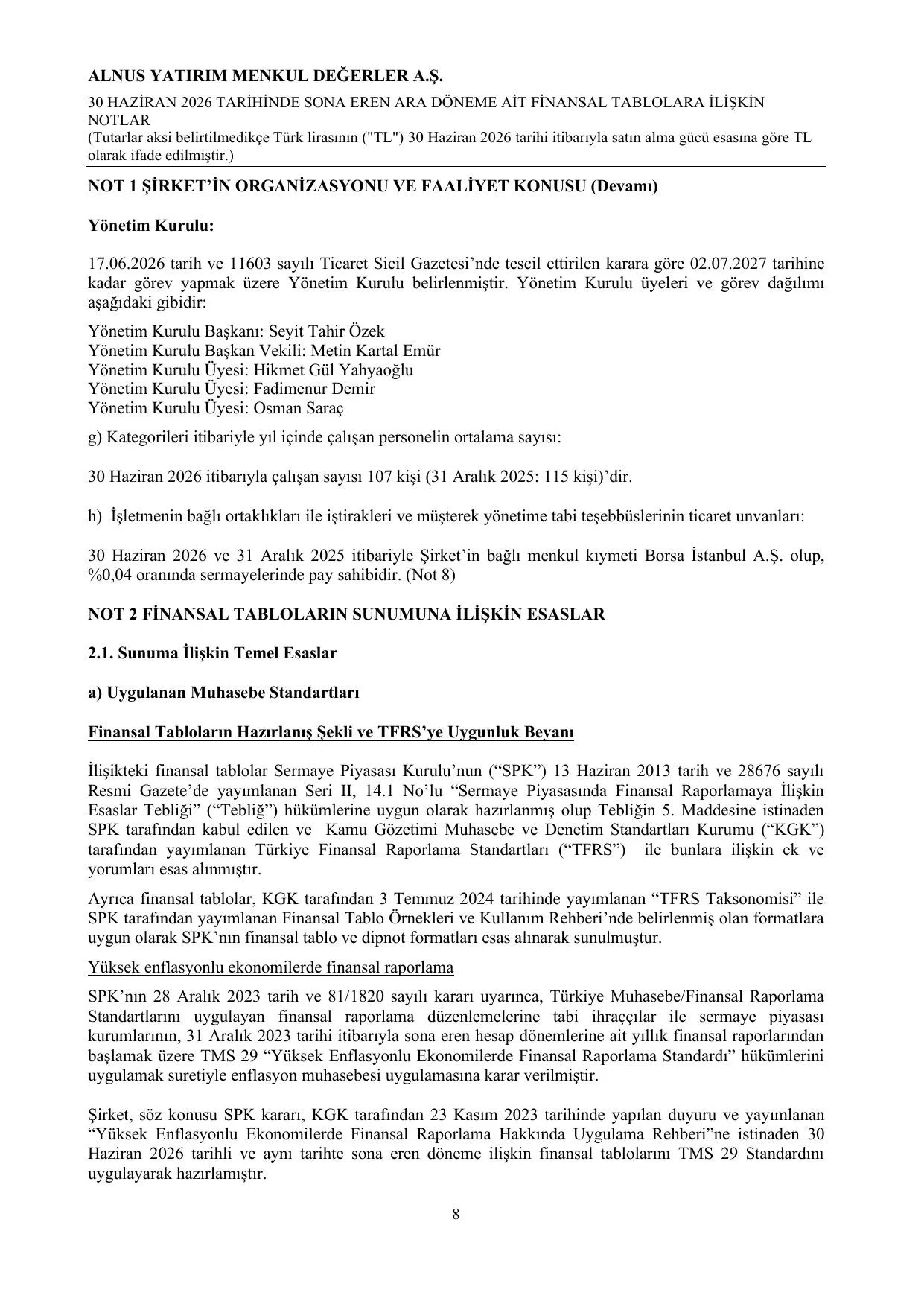 Alnus Yatฤฑrฤฑm Menkul Deฤerler A.ล. 30062026.pdf โ sayfa 11