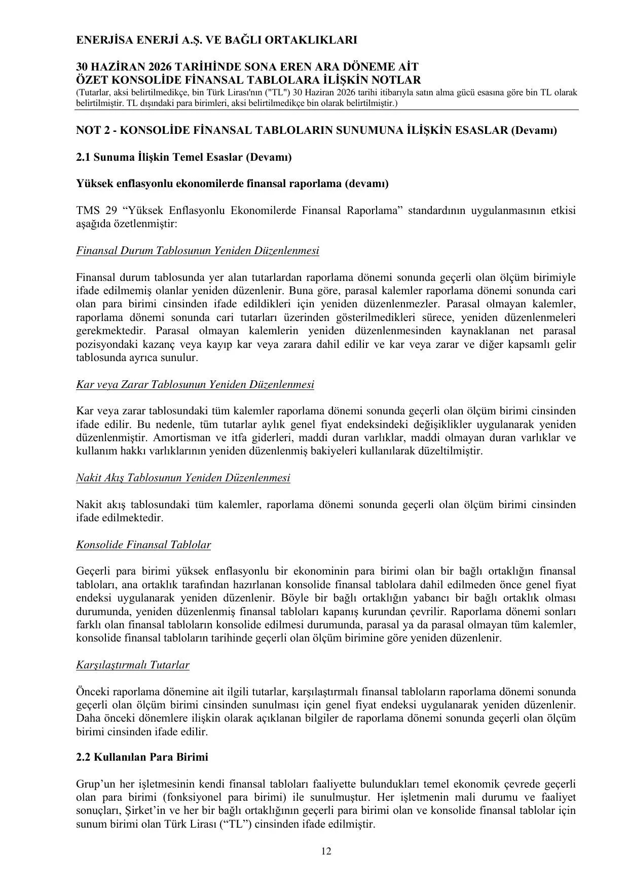 ENJSA 30 Haziran 2026 Konsolide Finansal Tablolar.pdf โ sayfa 16