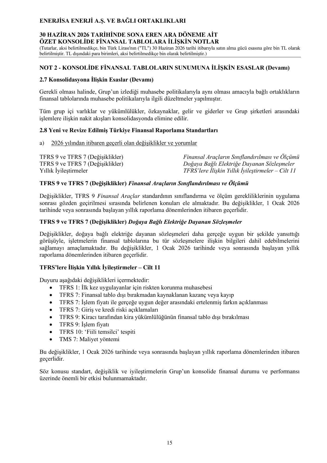 ENJSA 30 Haziran 2026 Konsolide Finansal Tablolar.pdf โ sayfa 19