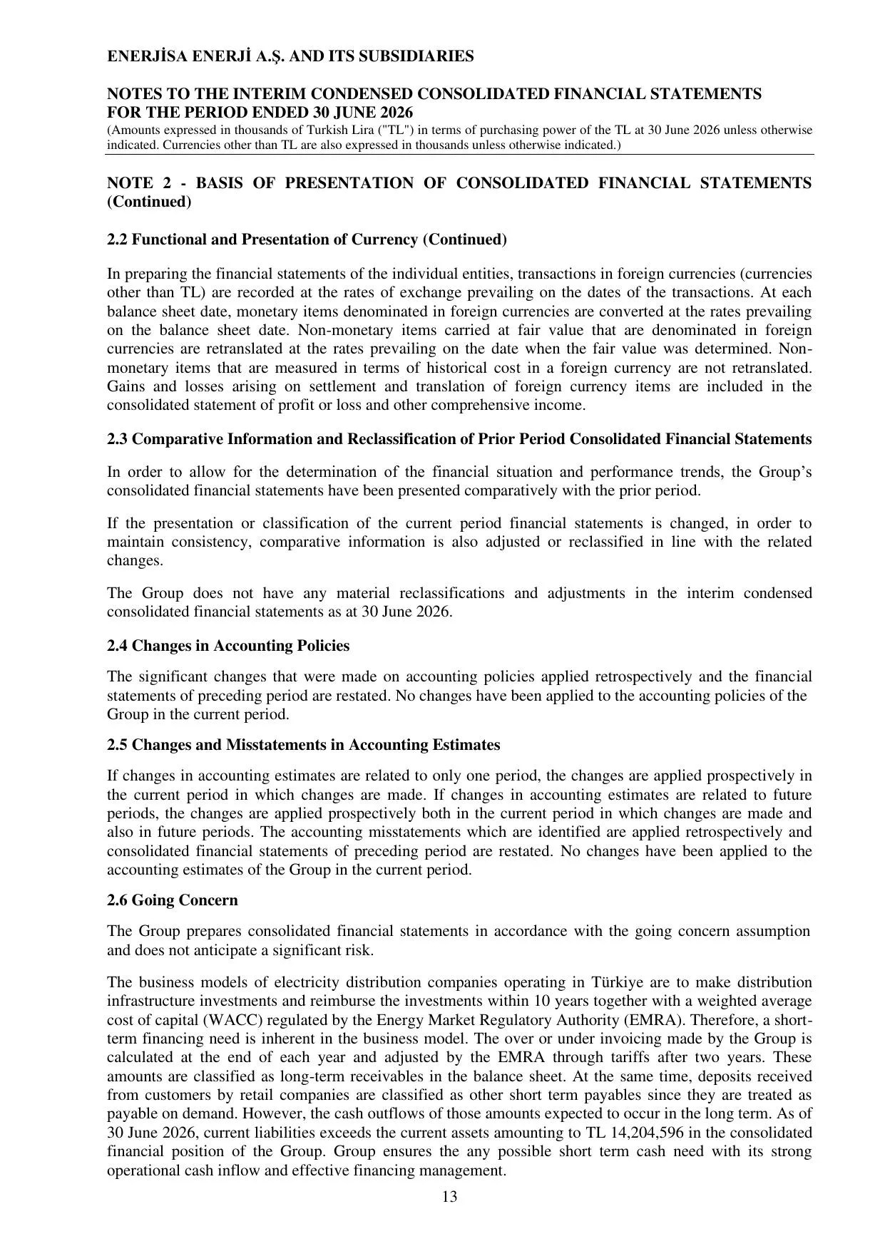 ENJSA 30 June 2026 Consolidated Financial Statements.pdf โ sayfa 17