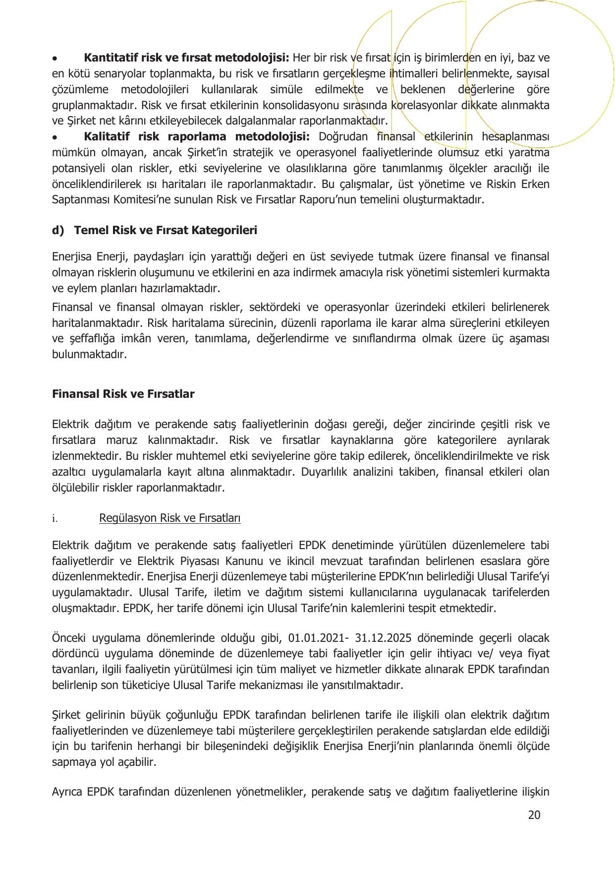 Enerjisa Enerji Aล 30.06.2026 Faaliyet Raporu.pdf โ sayfa 20