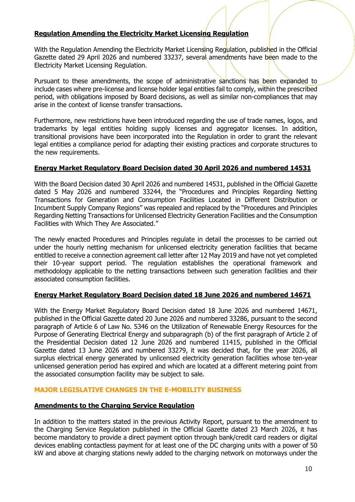 Enerjisa Enerji as Activity Report as of 30.06.2026.pdf โ sayfa 10