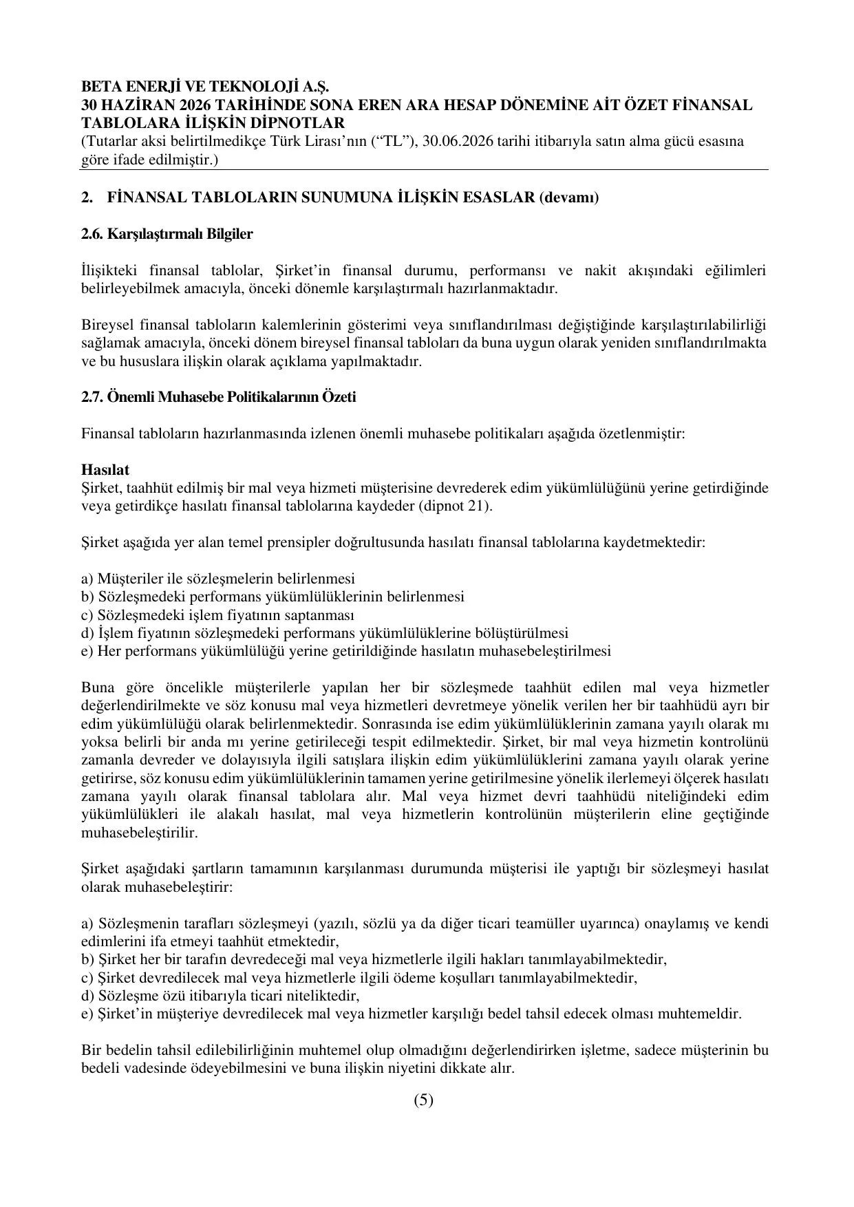 Beta Enerji Mali Tablo 30.06.2026.pdf — sayfa 14