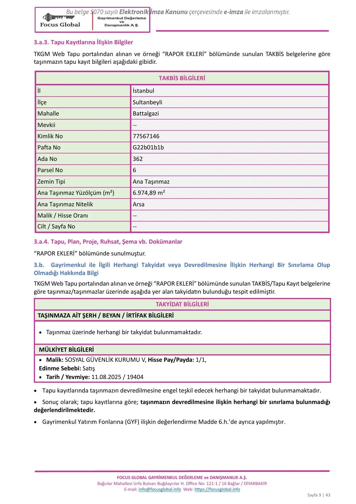 ฤฐstanbul ฤฐli-Sultanbeyli ฤฐlรงesi-Battalgazi Mahallesi-362 ada-6 parsel Arsa Deฤerleme Raporu.pdf โ sayfa 9