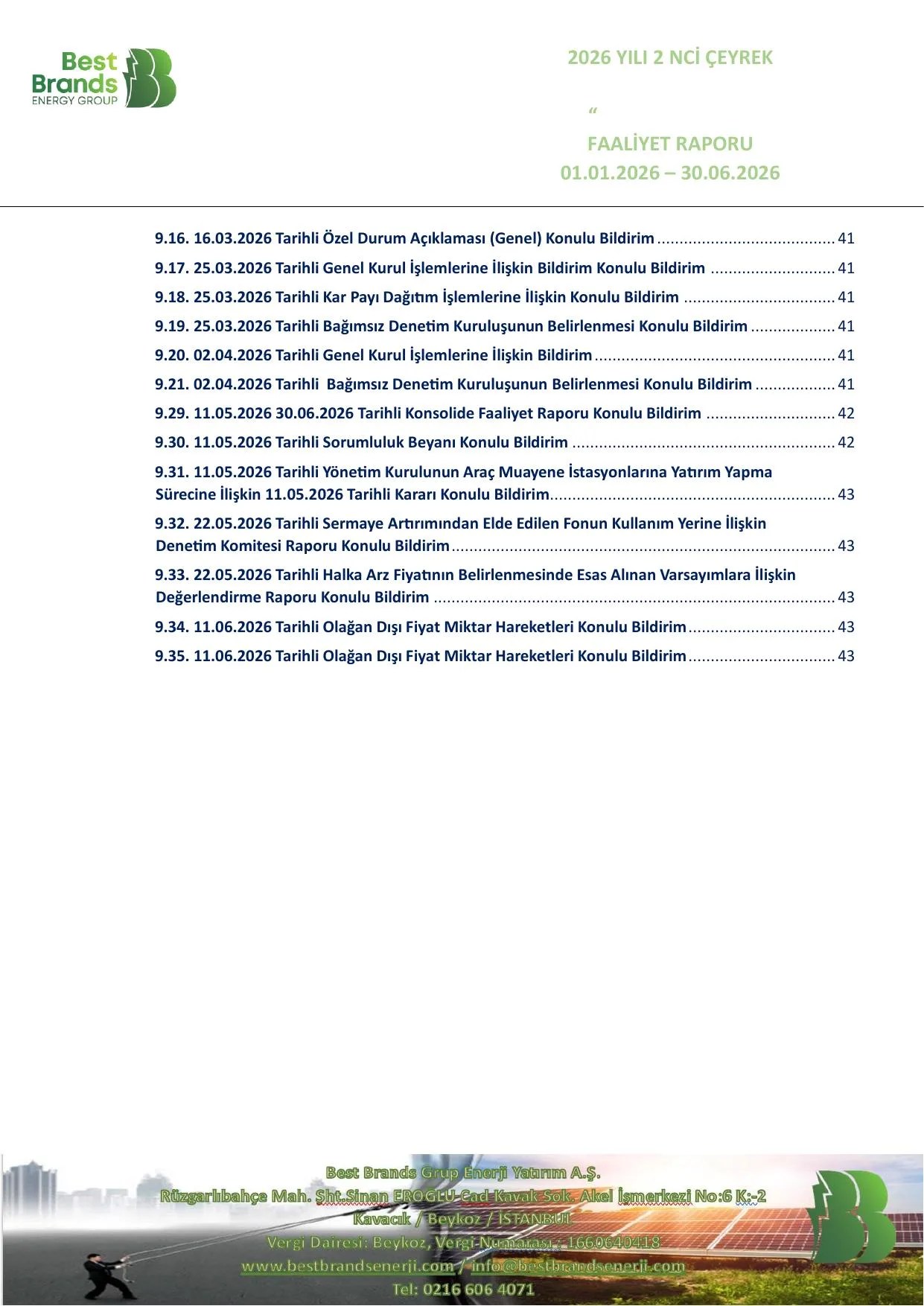 Best Faaliyet Raporu 2026 2 nci QRT.pdf โ sayfa 8