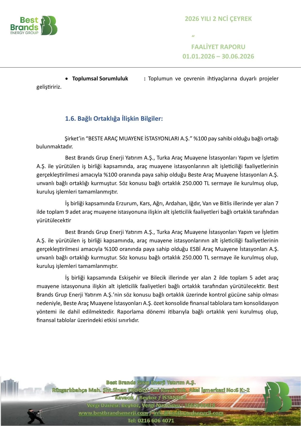Best Faaliyet Raporu 2026 2 nci QRT.pdf — sayfa 16