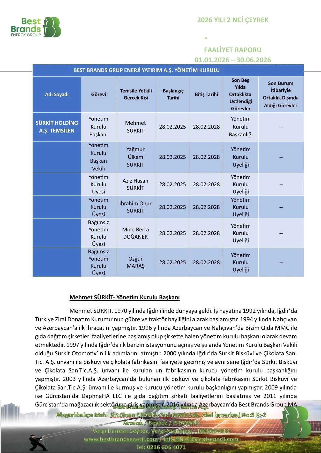 Best Faaliyet Raporu 2026 2 nci QRT.pdf — sayfa 19