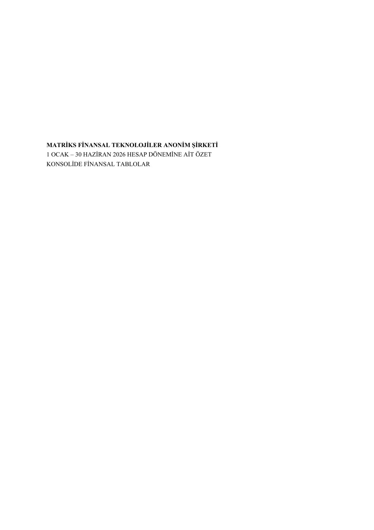 30.06.2026 Finansal Tablolar.pdf โ sayfa 1