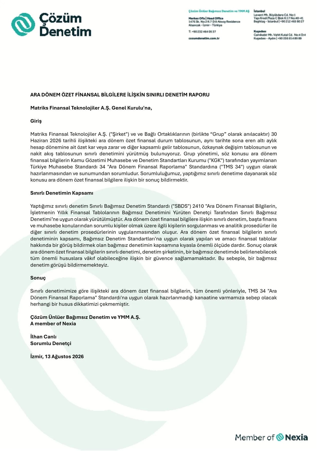 30.06.2026 Finansal Tablolar.pdf — sayfa 2