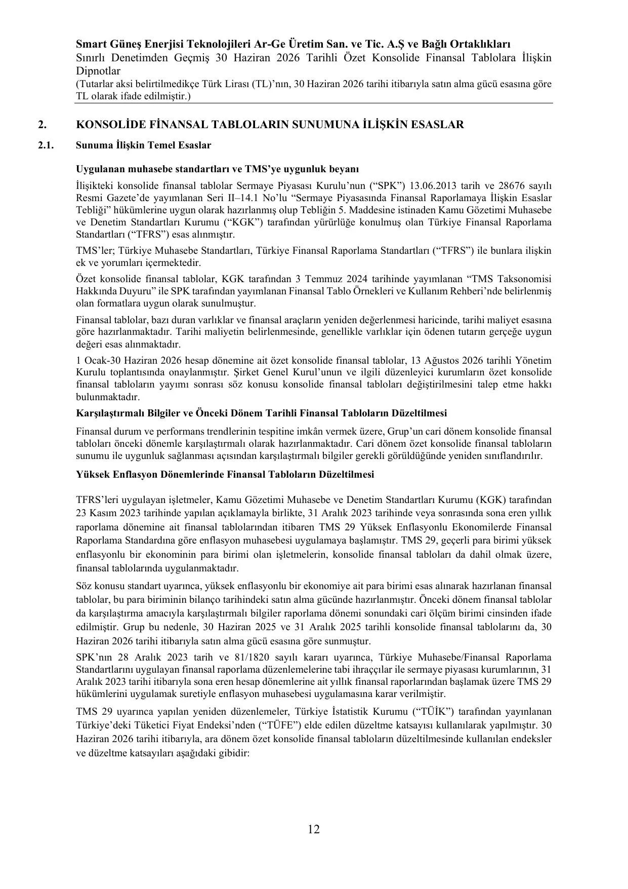 Smart Enerji Konsolide SPK Rapor 30.06.2026 (imzalı).pdf — sayfa 15