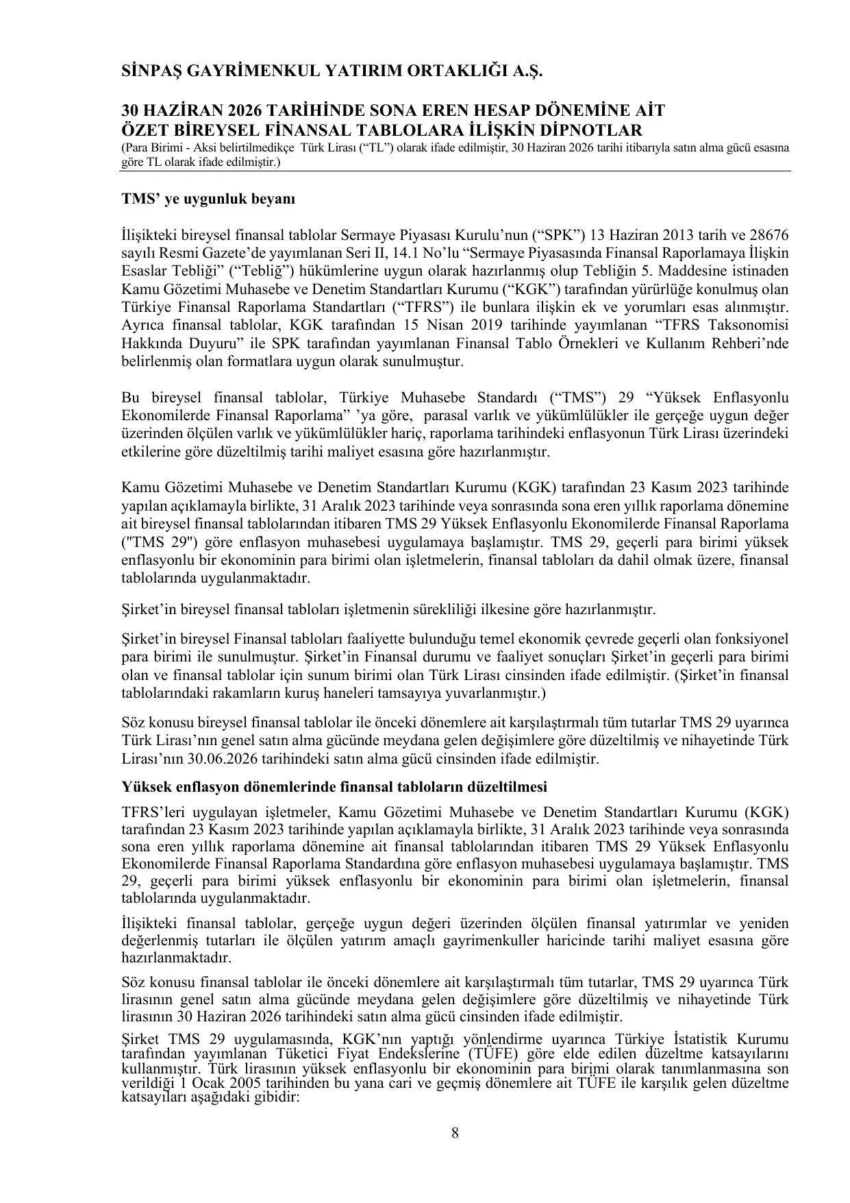 BiREYSEL-FiNANSAL-RAPOR-30062026-SiNPAS-GYO-18082026.pdf — sayfa 10
