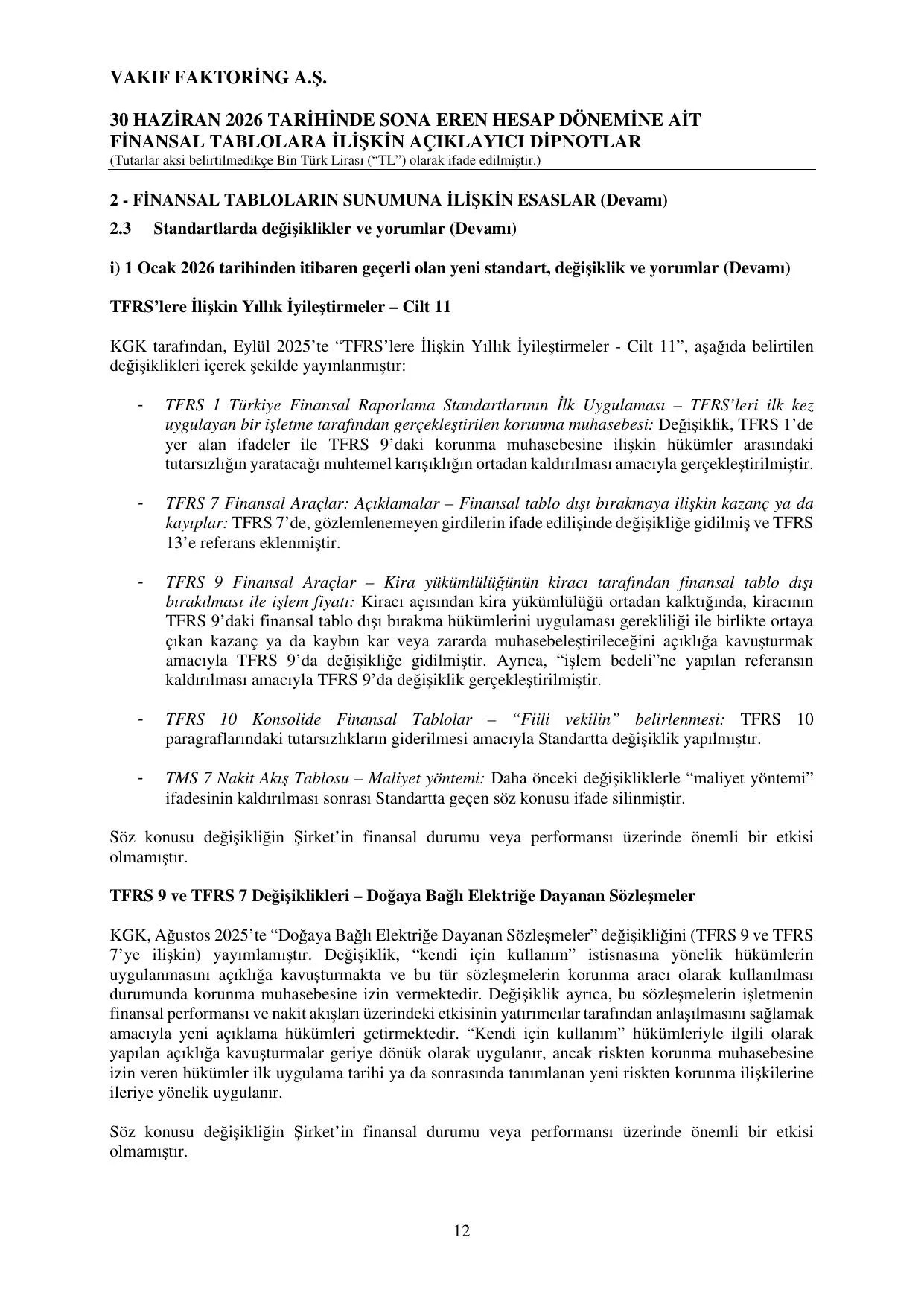 Vakฤฑf Faktoring - BDDK Raporu 30.06.2026.pdf โ sayfa 15