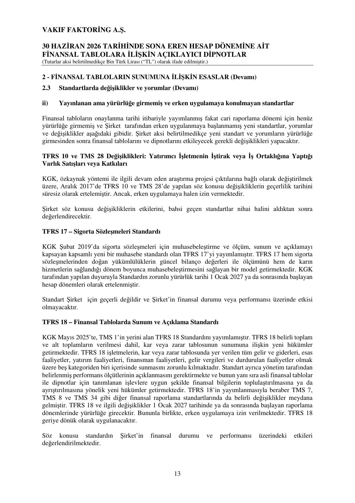 Vakฤฑf Faktoring - BDDK Raporu 30.06.2026.pdf โ sayfa 16