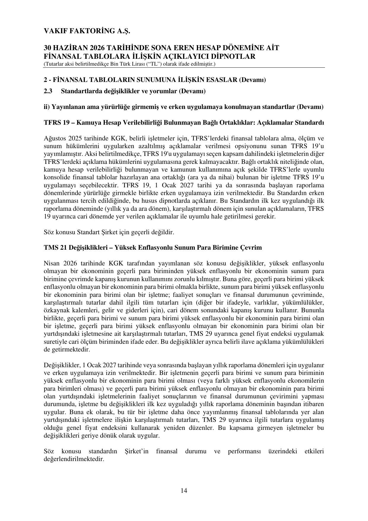 Vakฤฑf Faktoring - BDDK Raporu 30.06.2026.pdf โ sayfa 17