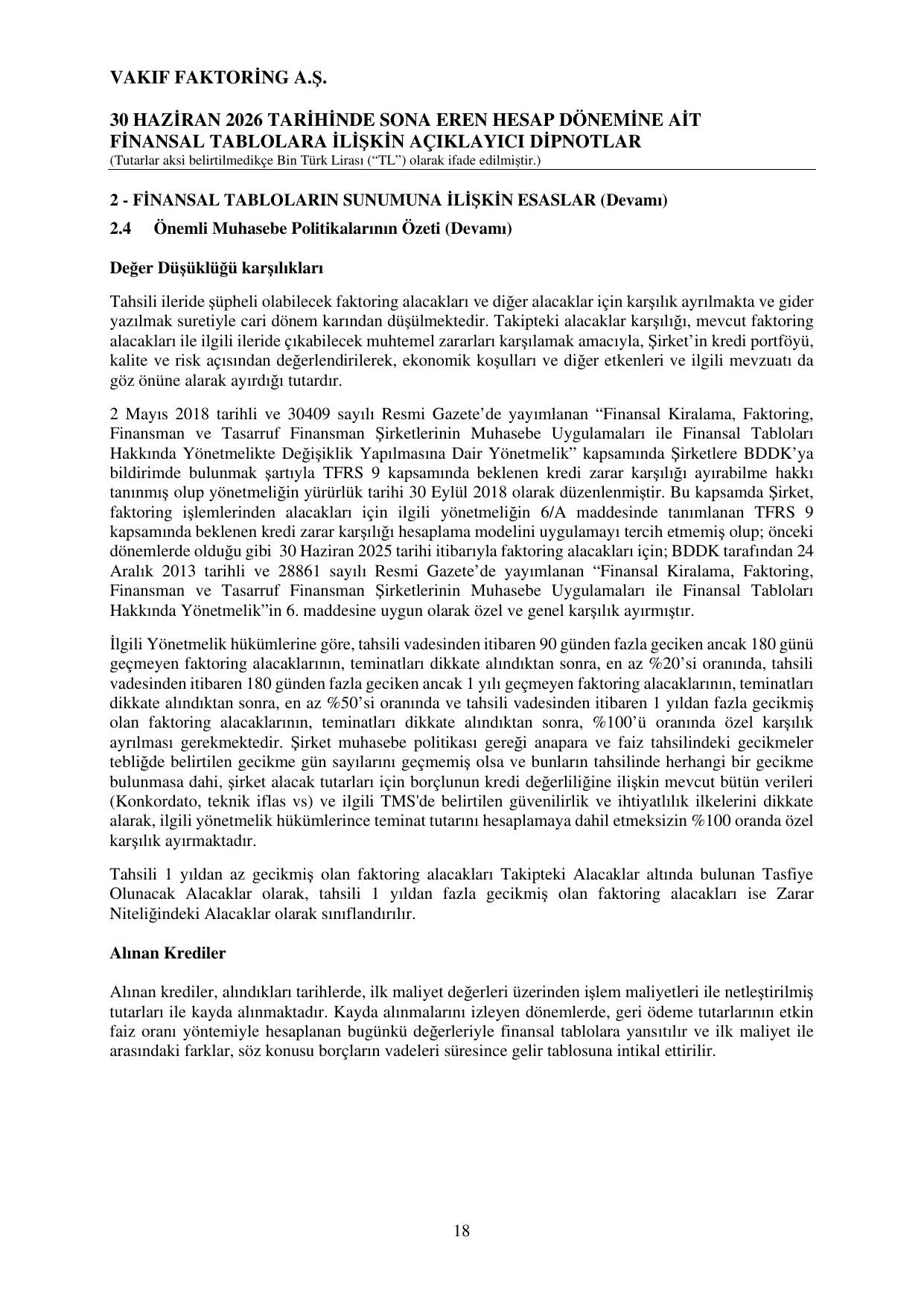 Vakฤฑf Faktoring - BDDK Raporu 30.06.2026.pdf โ sayfa 21