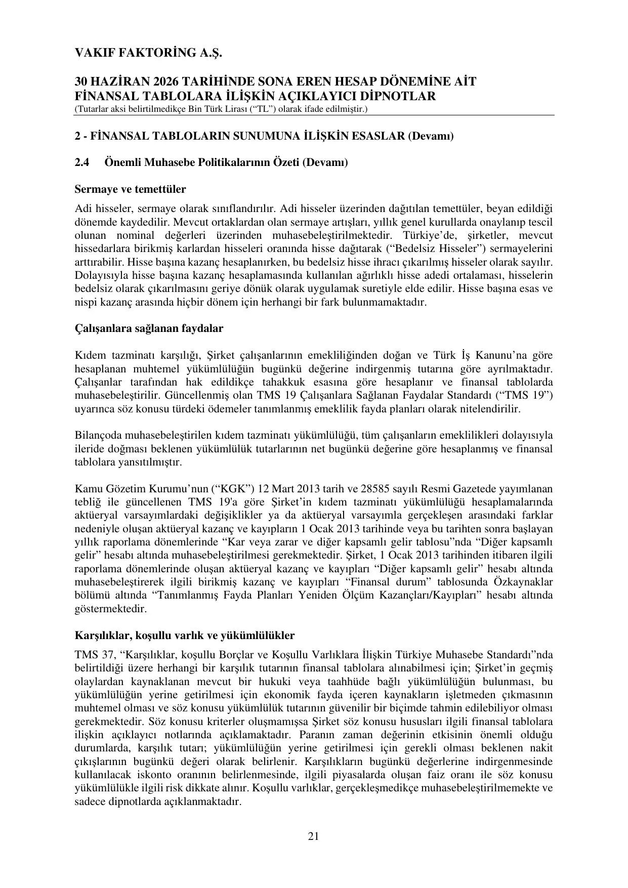 Vakฤฑf Faktoring - BDDK Raporu 30.06.2026.pdf โ sayfa 24