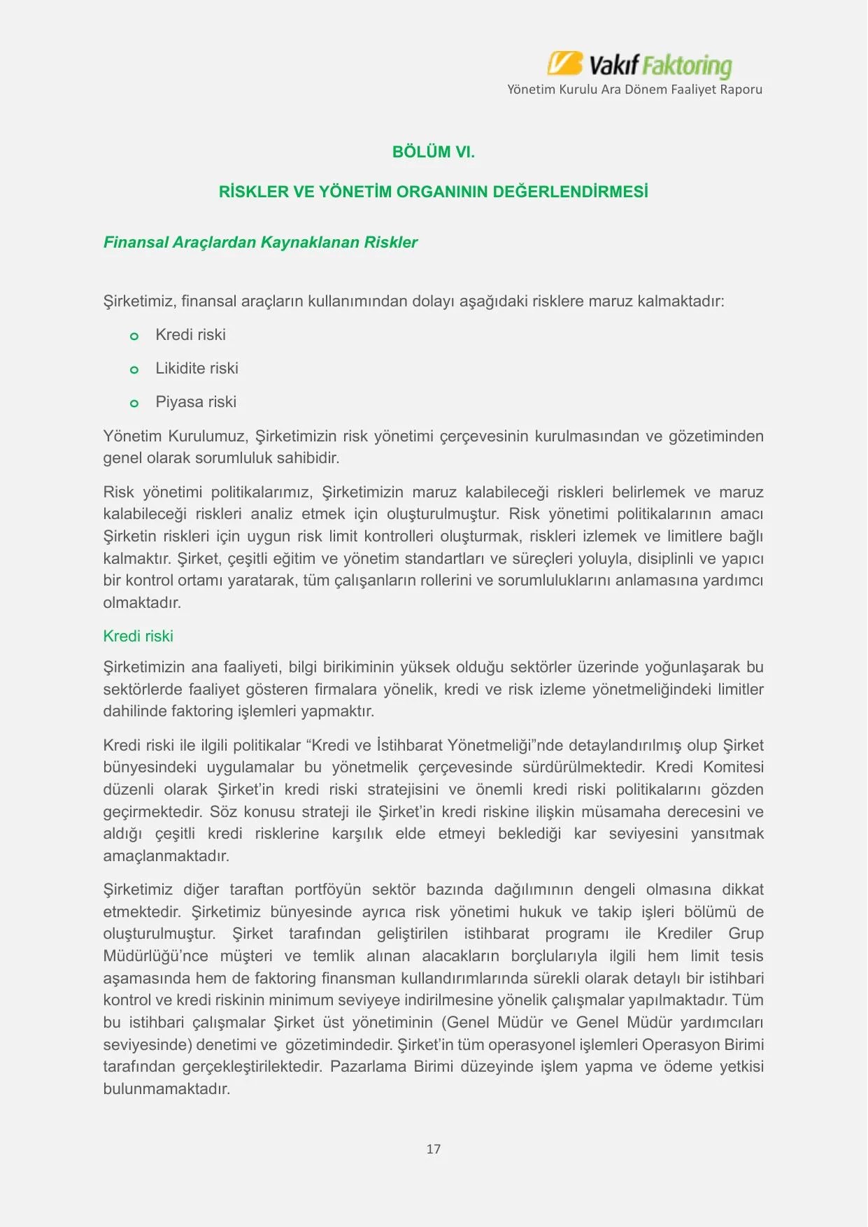 01.01.2026-30.06.2026 Tarihli Ara Dรถnemi Vakฤฑf Faktoring A.ล. Faaliyet Raporu.pdf โ sayfa 18