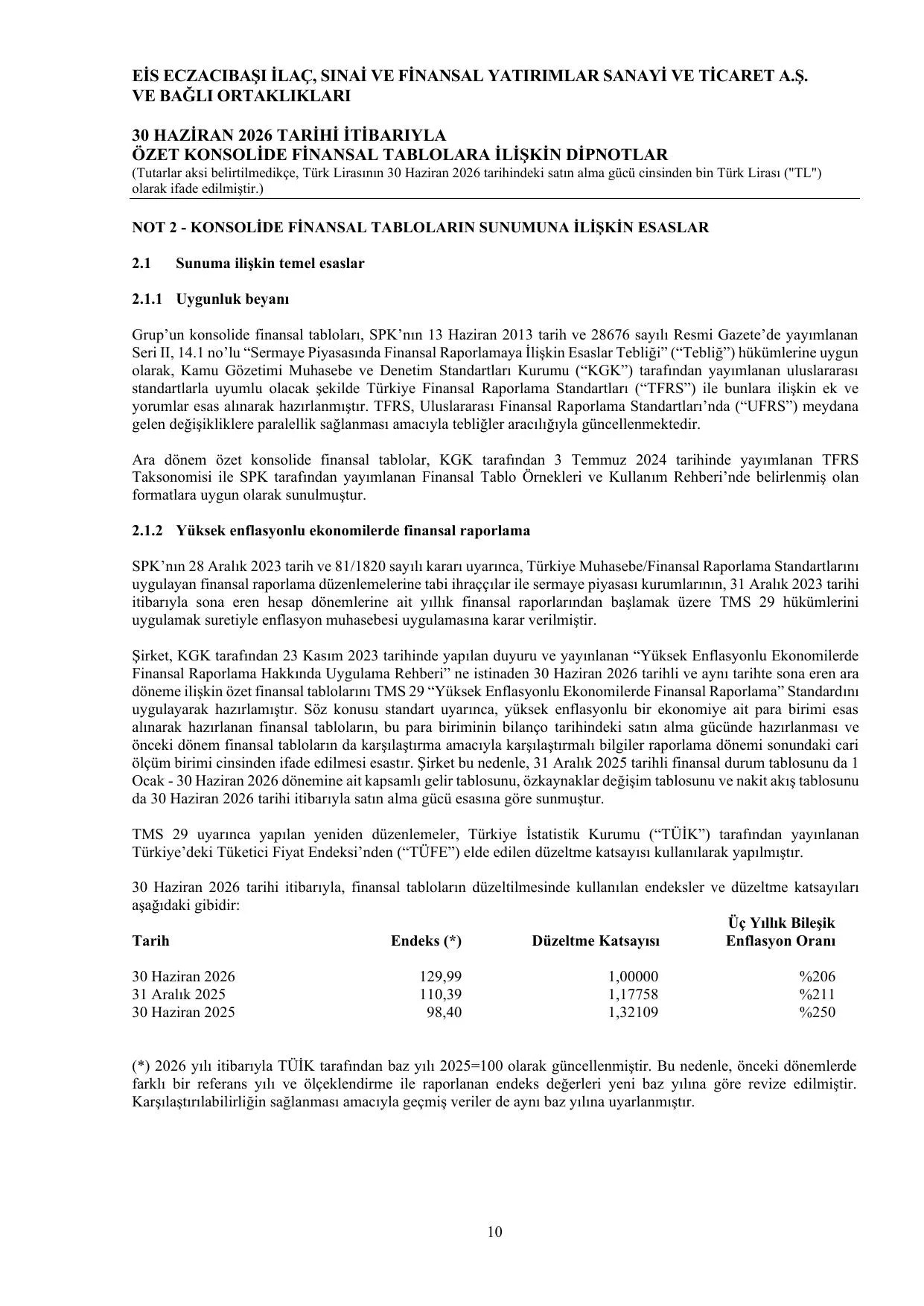 ECIL Kons Finansal Raporu 30.06.2026.pdf — sayfa 14