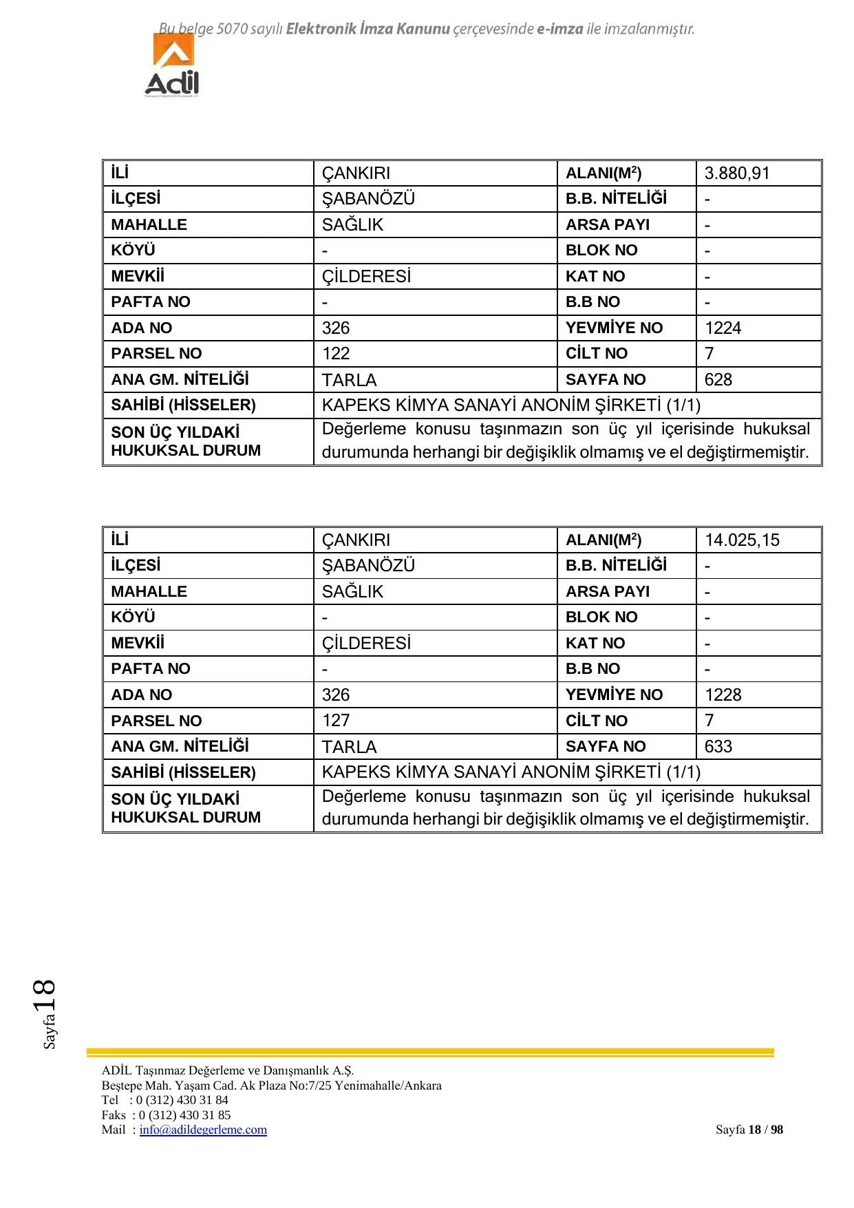 EK 5-D  KAPEKS KİMYA SANAYİ A.Ş. GDR.pdf — sayfa 19