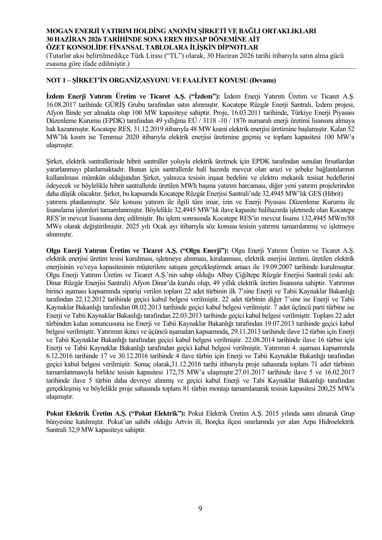 Mogan Enerji SPK Bağımsız Denetçi Raporu 30.06.2026.pdf — sayfa 12