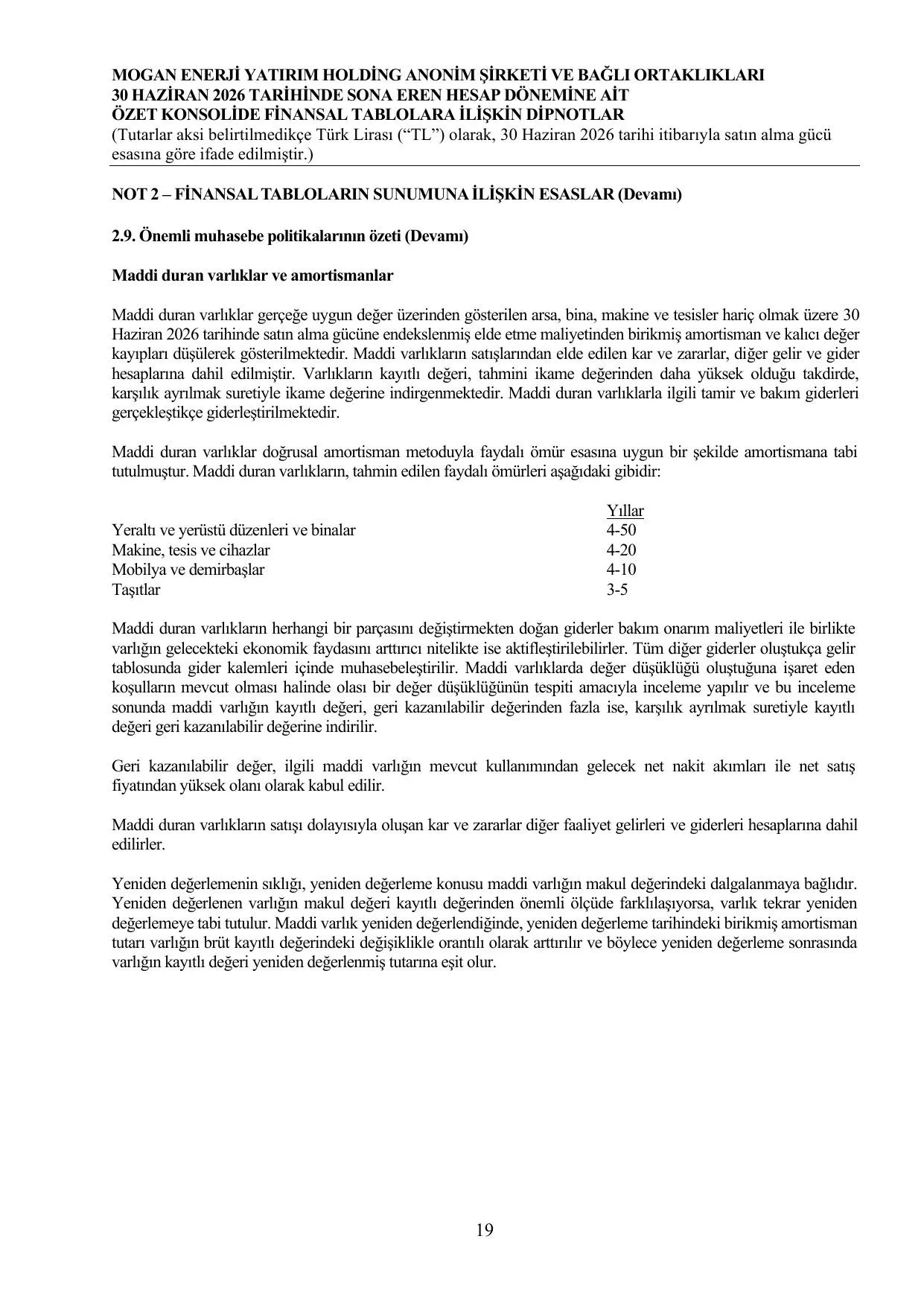Mogan Enerji SPK Bağımsız Denetçi Raporu 30.06.2026.pdf — sayfa 22