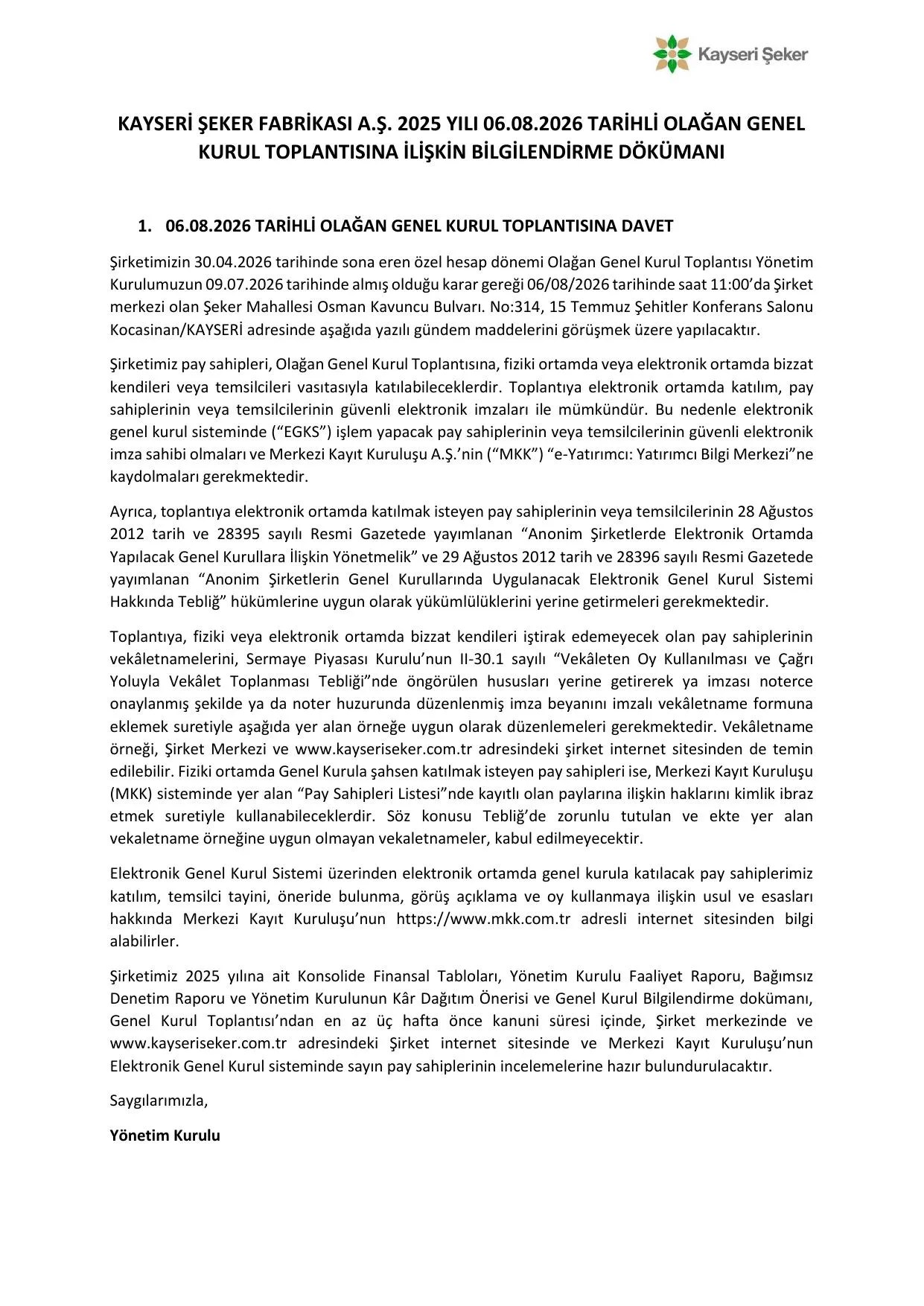 Genel Kurul Bilgilendirme Dรถkรผmanฤฑ.pdf โ sayfa 1
