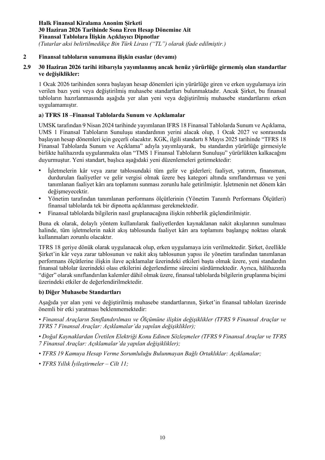 Halk Leasing 30.06.2026 Denetim Raporu.pdf โ sayfa 14