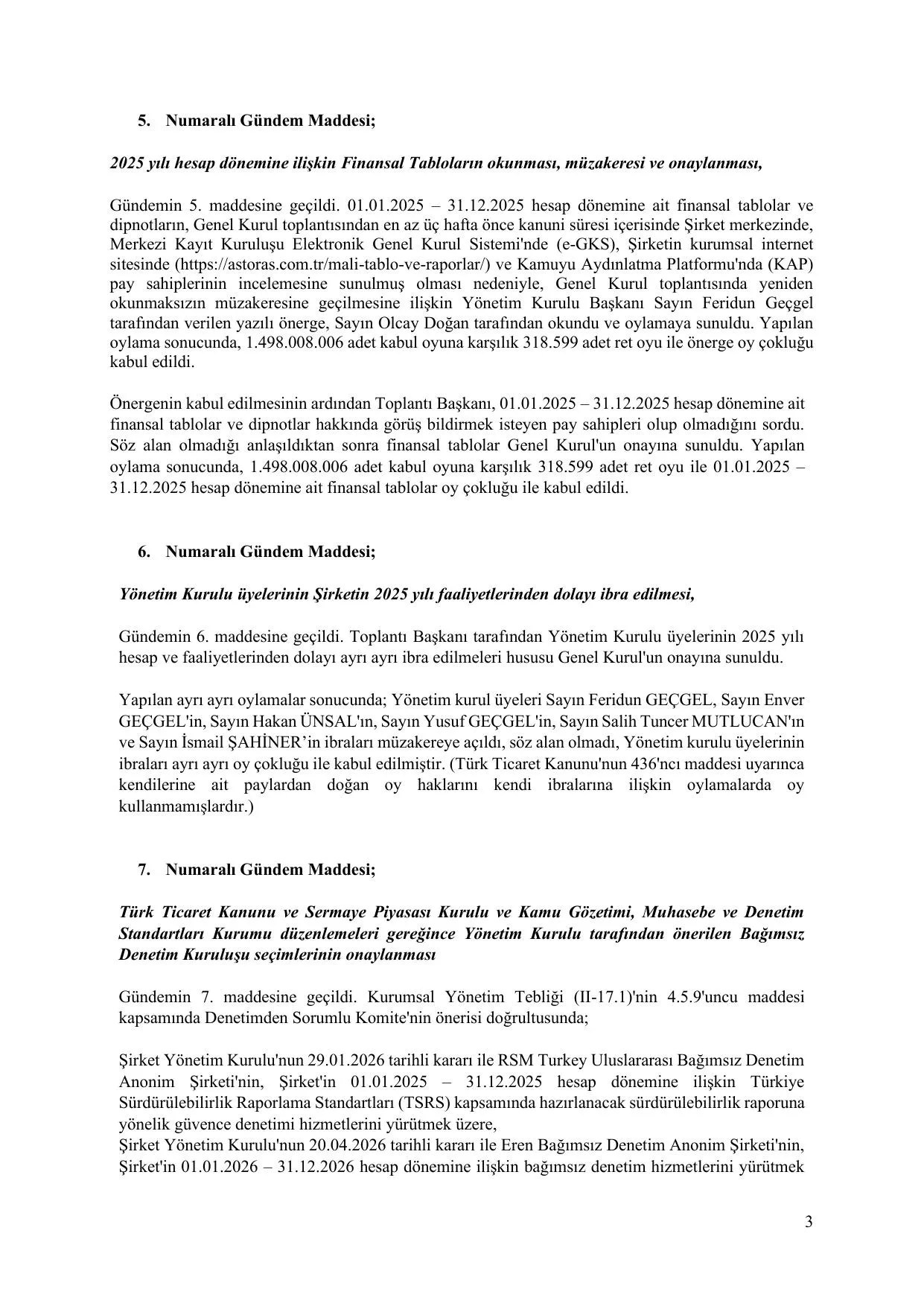 Astor Enerji A.ล Olaฤan GK Toplantฤฑ Tutanaฤฤฑ 07.08.26-KAP.pdf โ sayfa 3