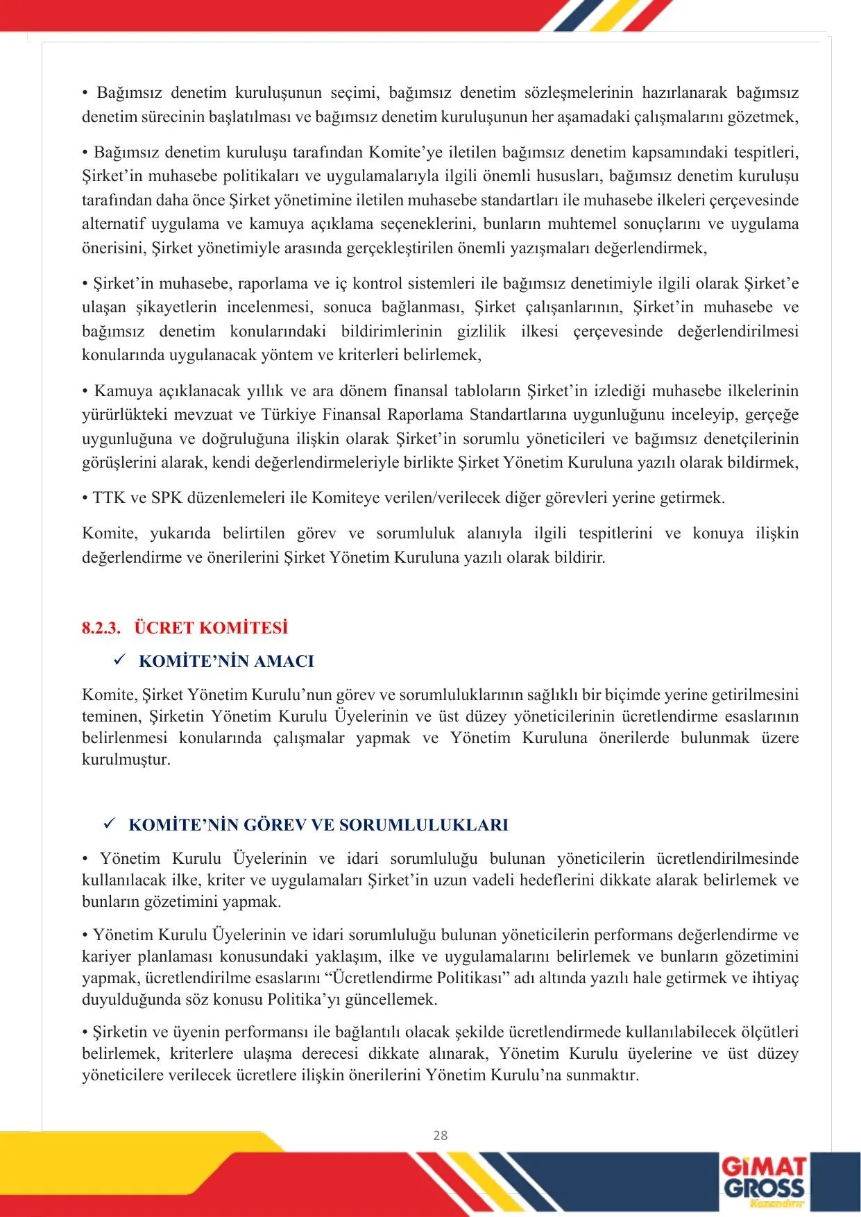 Gimat Maฤazacฤฑlฤฑk 01.01.2026-30.06.2026 Ara Dรถnem Faaliyet Raporu.pdf โ sayfa 29