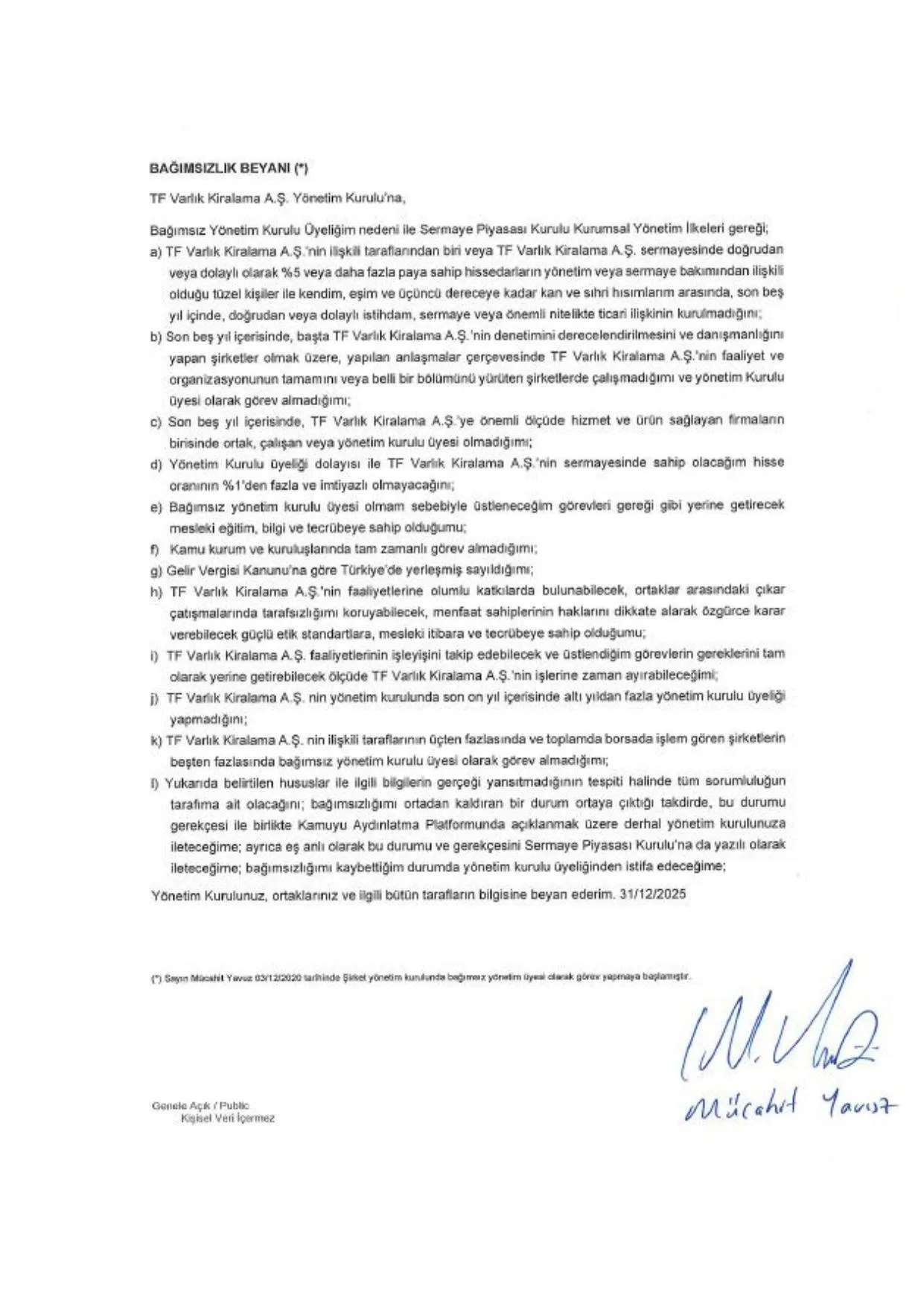 TF Varlık Kiralama 2026-Q2 Faaliyet Raporu.pdf — sayfa 6