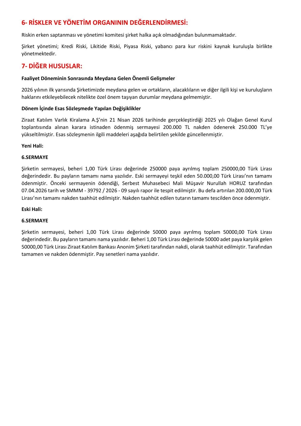 Ziraat Katılım VKŞ Faaliyet Raporu_30.06.2026.pdf — sayfa 14