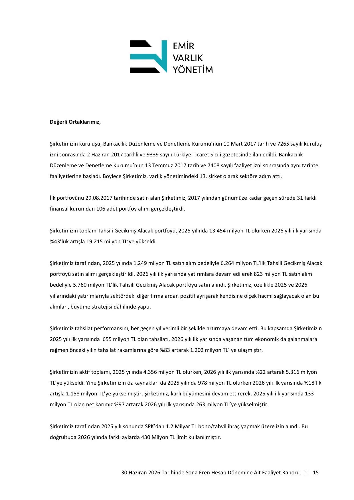 Emir Varlik Faaliyet Raporu _30.06.2026.pdf — sayfa 5