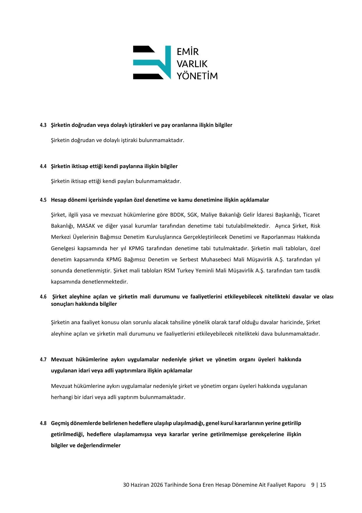 Emir Varlik Faaliyet Raporu _30.06.2026.pdf — sayfa 13