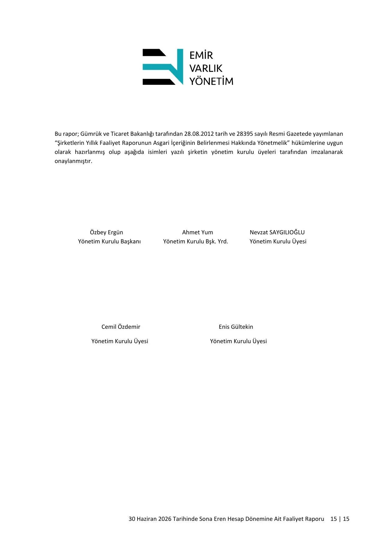 Emir Varlik Faaliyet Raporu _30.06.2026.pdf — sayfa 19