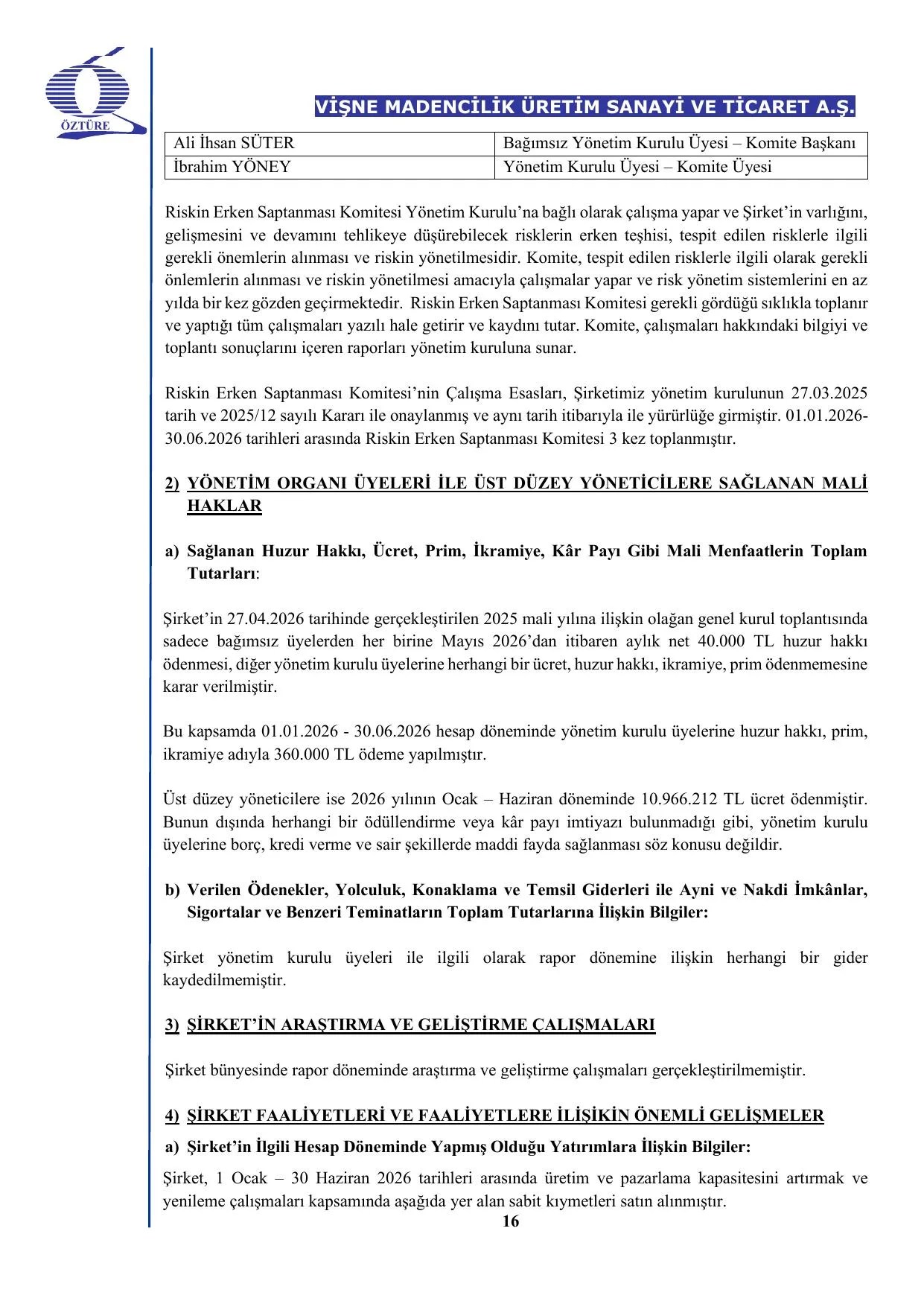 Vişne Madencilik 2026 2. Dönem Faaliyet Raporu.pdf — sayfa 17