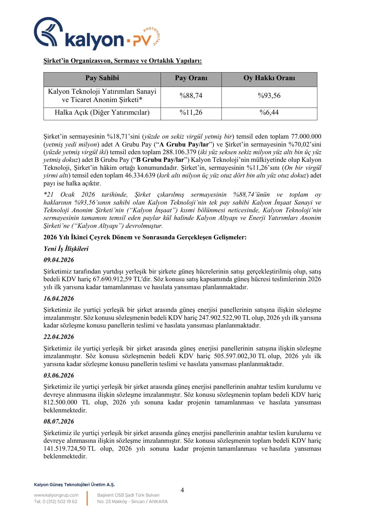KGTรAล FAALฤฐYET RAPORU_30062026.pdf โ sayfa 4
