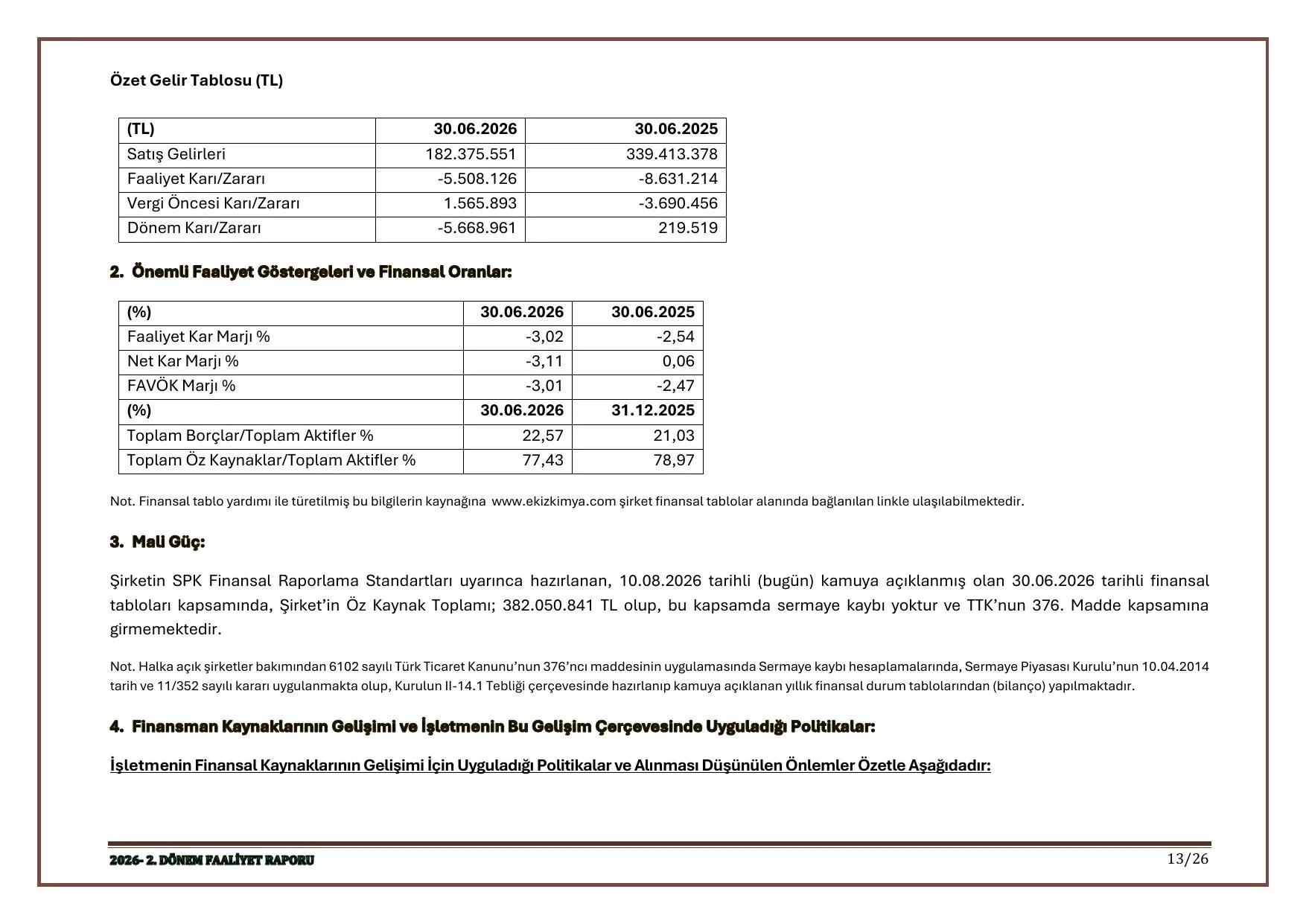 Ekiz 30 06 2026 Faaliyet Raporu.pdf — sayfa 14