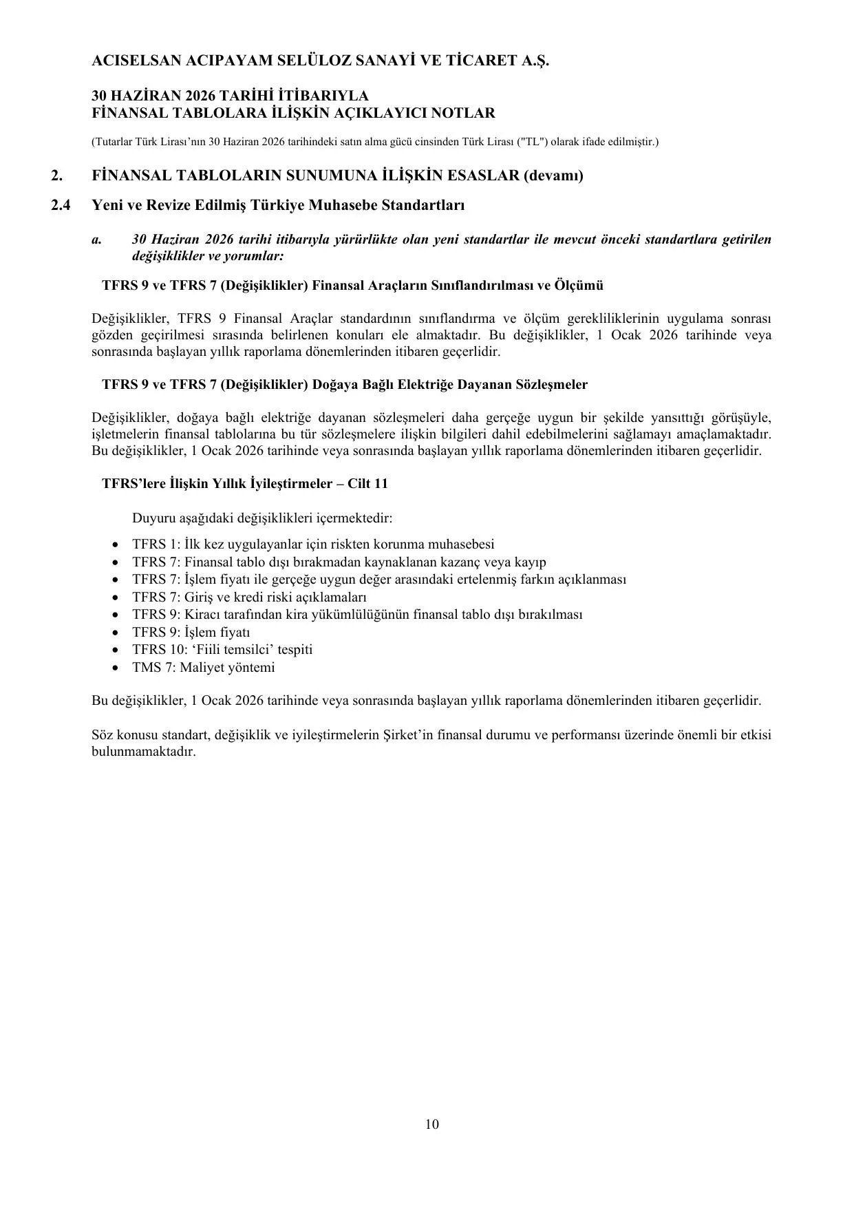 Acıselsan 30.06.2026 Finansal Raporlar.pdf — sayfa 14