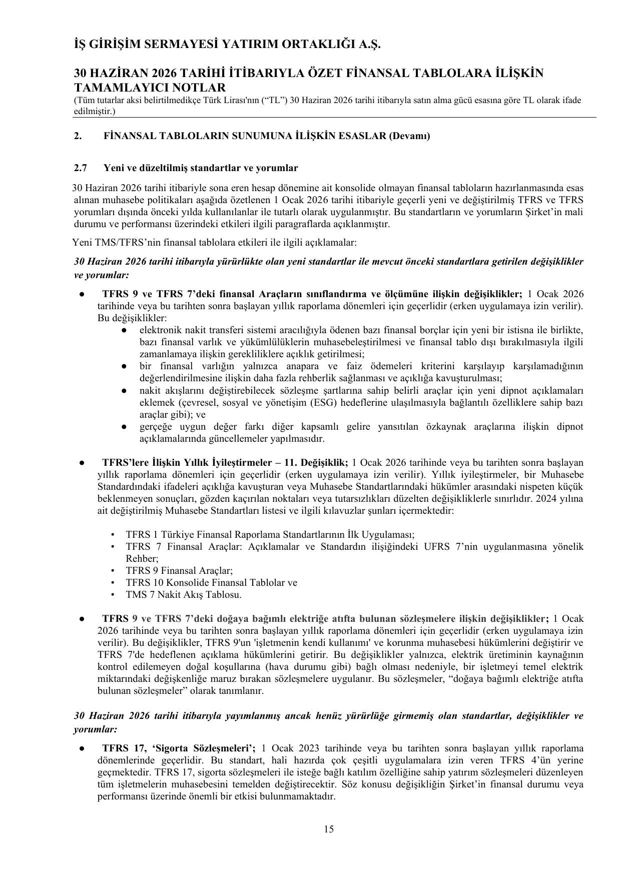 ฤฐล Giriลim Sermayesi Yatฤฑrฤฑm Ortaklฤฑฤฤฑ 30.06.2026 Final.pdf โ sayfa 19