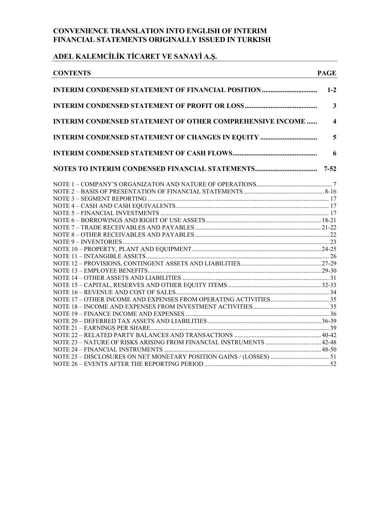 Adel Financial Report 30.06.2026.pdf — sayfa 3