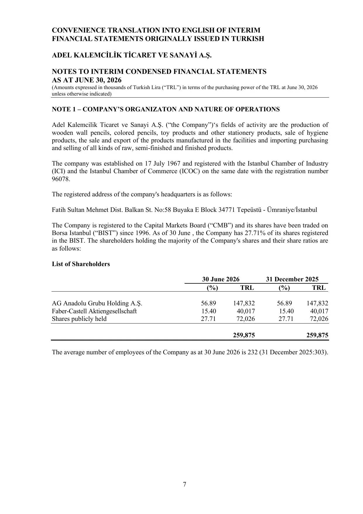 Adel Financial Report 30.06.2026.pdf โ sayfa 10