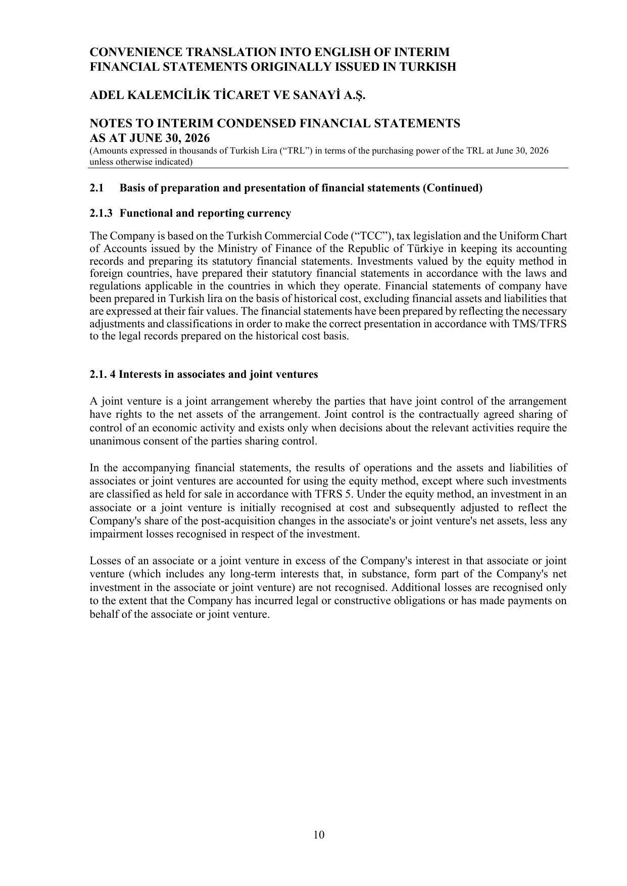 Adel Financial Report 30.06.2026.pdf — sayfa 13