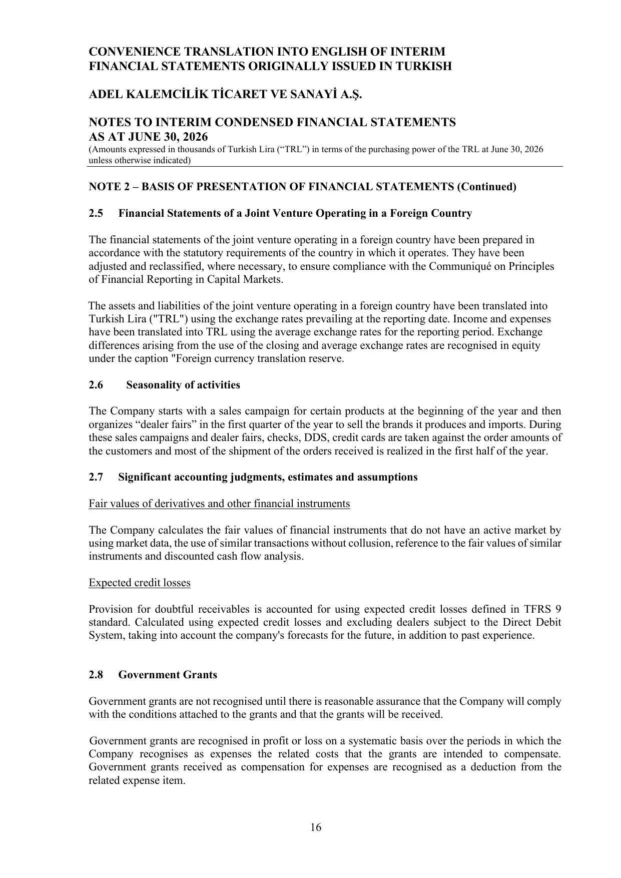 Adel Financial Report 30.06.2026.pdf — sayfa 19